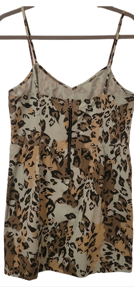 HURLEY Turquoise Animal Print Mini-Dress with Stretch - Picture 2 of 5